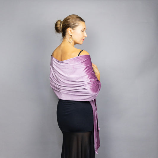 Lavender wrap lavender velvet shrug velvet shawl warm velvet scarf bridesmaids velvet lavender winter shawl evening ball wrap festive shawl
